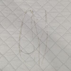 Stella & Dot *Silver* Kari Necklace 3-Way